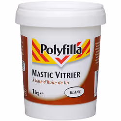 LIVRAISON OFFERTE DES 39€ D’ACHAT ET RETOUR GRATUIT ! POLYFILLA Mastic Vitrier à base d'huile de lin - Fixation des vitres au ...