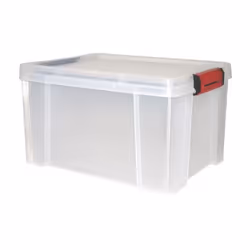 SUNDIS Boîte de rangement avec couvercle ClipN Store 17 L 38x29x22 cm transparent