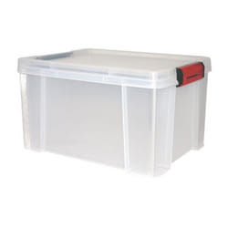 SUNDIS Boîte de rangement avec couvercle ClipN Store 17 L 38x29x22 cm transparent
