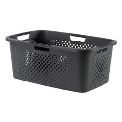 Panier à linge polypropylène, l.38 x H.23.5 x P.58 cm - Sans Marque