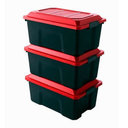 Lot de 3 boites de rangement en plastique avec couvercle Sundis LOCKER 40L L.58xl.385xh.275cm