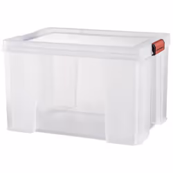 SUNDIS Bac manutention rangement plastique Clip'n store l.62.5 x P.44 x H.35 cm, 75 l