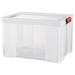 SUNDIS Bac manutention rangement plastique Clip'n store l.62.5 x P.44 x H.35 cm, 75 l