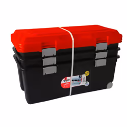 Sundis - Lot de 3 malles Camper plastique , l.80 x P.40 x H.34 cm