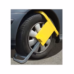 Antivol bloque roue Acier haute résistance - Largeur réglable Pour automobiles et caravanes pneus largeur 22,5 cm Ø mini 53,  ...