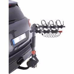 Porte vélo d'attelage suspendu pour 3 vélos vae- e-binclinable avec antivol, syteme easy pour montage rapide - fabrication fr ...