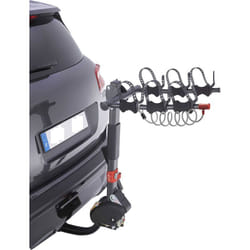 Porte vélo d'attelage suspendu pour 3 vélos vae- e-binclinable avec antivol, syteme easy pour montage rapide - fabrication francaise Mottez Hercul...