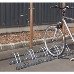 Description générale Ce râtelier à vélos face à face permet de ranger jusqu'à 5 vélos, offrant une solution idéale pour un ga ...