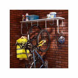 Range 5 vélos mural Permet de ranger 5 vélos suspendus au mur : gain de place important au sol. Fixation murale Crochets gain ...