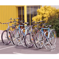 MOTTEZ - Râtelier range 9 vélos au sol sur 2 niveaux - B133V9 - Ce produit de marque Mottez est neuf. - Ce produit de marque  ...