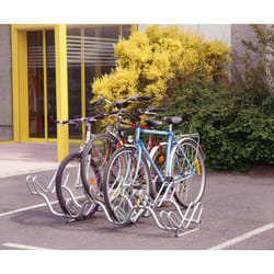 Râtelier 6 vélos sur 2 niveaux - B134V - Ce produit de marque est neuf. - Mottez