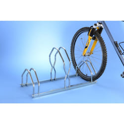 Râtelier 3 vélos sur 2 niveaux côte à côte