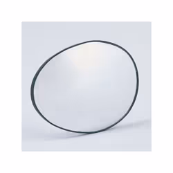 Miroir de sortie ovale Ø 56 cm (55 x 34 x Ep, 4,5 cm) Distance de vision de 6 m Usage privé Indoor / Outdoor