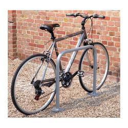 2 range vélos platine - carré 92xH70cm tube Ø40mm - B143C2CAR - Ce produit de marque est neuf. - Mottez