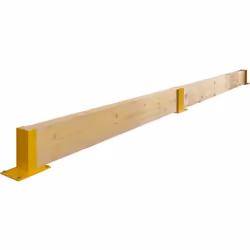 Madrier de protection, en bois de sapin, L x l x h 2400 x 75 x 225 mm. Produit livré = prémonté, montage final à la charge du ...