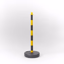 Plot en plastique Mottez sur coupelle ronde FABRICATION FRANÇAISE Plot en plastique avec sa coupelle ronde pour séparer des e ...