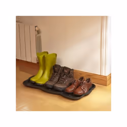 Plateau de protection de sol Protège votre sol des salissures de vos chaussures : bottes : boue, neige, eau… Idéal pour les a ...