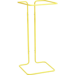Support sac-poubelle fixe, capacité max 400 l, jaune - Mottez