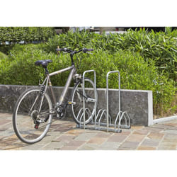 Râtelier 3 vélos avec 2 arceaux pour antivol - B135AR - Ce produit de marque est neuf. - Mottez