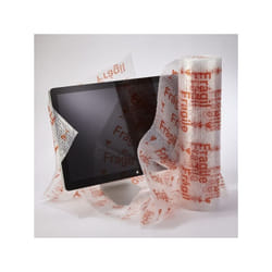 Film bulles standard 10 m x 60 cm imprimé 'Fragile'