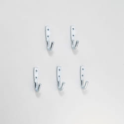 Lot de 5 crochets ronds petit modèle - M083S5 - Ce produit de marque est neuf. - Mottez