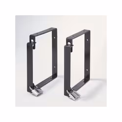 Lot de 2 antivols pour échelles Crochets antivol à cadenas idéal pour protéger des vols les échelles etc. Tôle acier poudré é ...