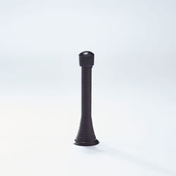 Lot de 2 butées de porte flexible - Noir - M033KNO - Ce produit de marque est neuf. - Mottez