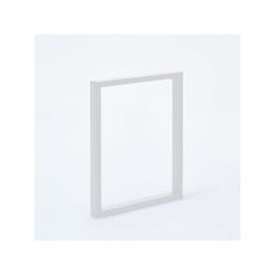 Lot de 2 pieds de table modèle rectangulaire ht 71 x l 59 cm blanc mat