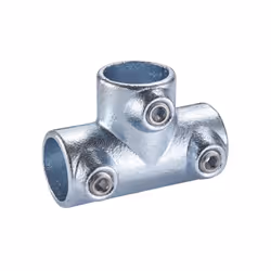 Connecteur d'assemblage en T Ø 42 mm Pour réaliser des constructions : rapidement, solides, durables, récupérables, modulable ...