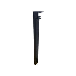 Pied de meuble étau rectangulaire pour table basse ht 73 cm
