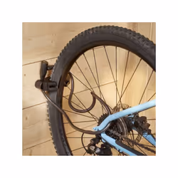 Lot de 2 crochets vélo bloque pneu Ajustable lors de changement de vélo Support mural range-vélo Discret et esthétique Rangem ...