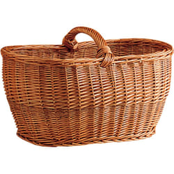 Aubry Gaspard - Panier crocane en osier buff