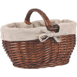 Aubry Gaspard - Panier enfant ovale en osier et jute