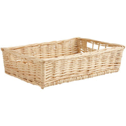 Aubry Gaspard - Manne en osier naturel avec passe-main Panier seul