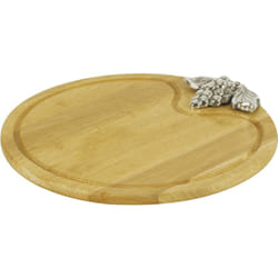 Aubry Gaspard - Planche à découper ronde en bois Raisin