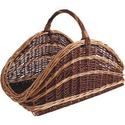Aubry Gaspard - panier buches osier brut/buff L61
