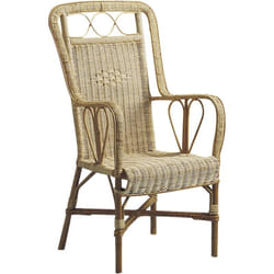 Fauteuil rotin naturel Empereur
