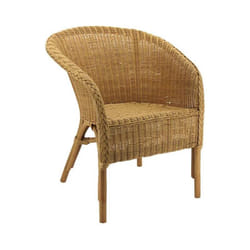 Aubry Gaspard - Fauteuil moelle de rotin Coïncidence