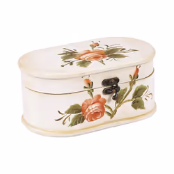 Aubry Gaspard VCO 1690, Boîte de rangement, Carré, Bois, Monochromatique, Intérieure, 220 mm