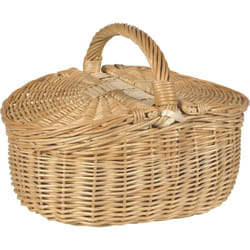 Aubry Gaspard - Panier 2 couvercles en osier miel