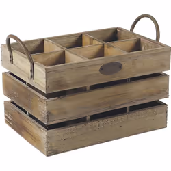 Aubry Gaspard PBO 1720, Boîte de rangement, Carré, Bois, Monochromatique, Intérieure, 320 mm