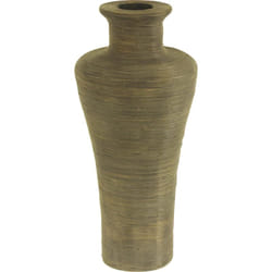 Aubry Gaspard DVA 1310 vase Rotin Gris