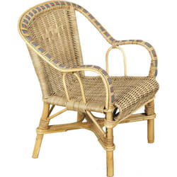 Aubry Gaspard - Fauteuil enfant en rotin Crapaud