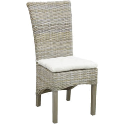 Chaise en acajou teinté