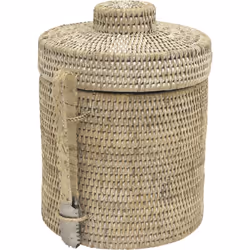 Aubry Gaspard TDI 1450, Boîte de rangement, Rond, Rotin, Monochromatique, Intérieure, 20 cm