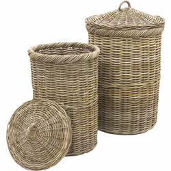 Aubry Gaspard KLI 257 S set of 2, Rotin, Panier, 430 mm, 9 kg