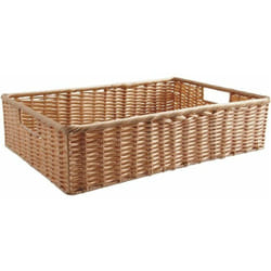 Panière en rotin synthétique avec passe-main Longueur 60cm