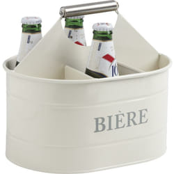Aubry Gaspard - Porte bouteille biere en zinc laqué