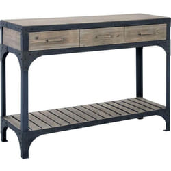 Console bois et métal Loft