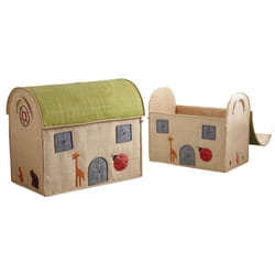 Coffres à jouets 'Maison' (Lot de 2)